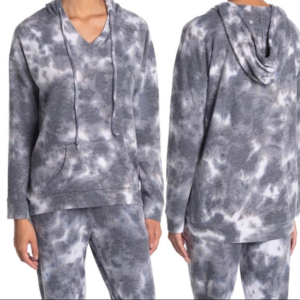 NWT Theo and Spence Tie Dye Hoodie with Pockets